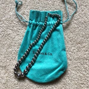 Tiffany Graduated Ball Silver Necklace